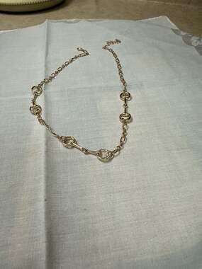 Gold Horse Bit Necklace – ,